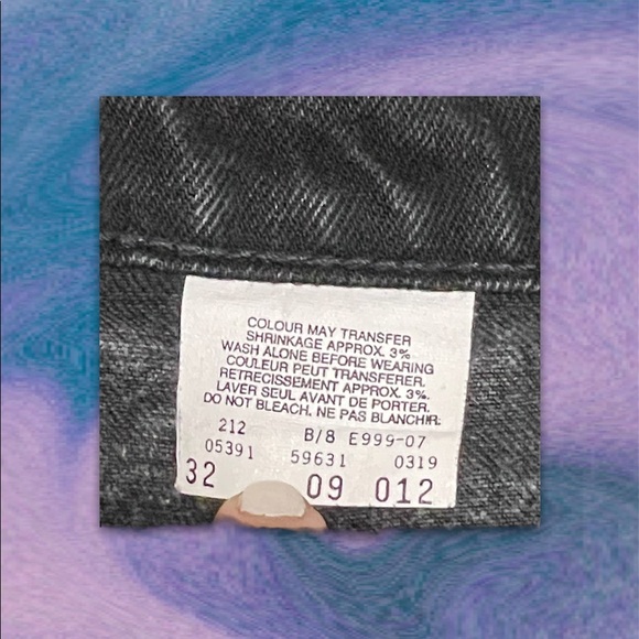 ♥︎ Levi’s RARE 631 Vintage Orange/White Tab Jeans ♥︎ - Picture 4 of 6